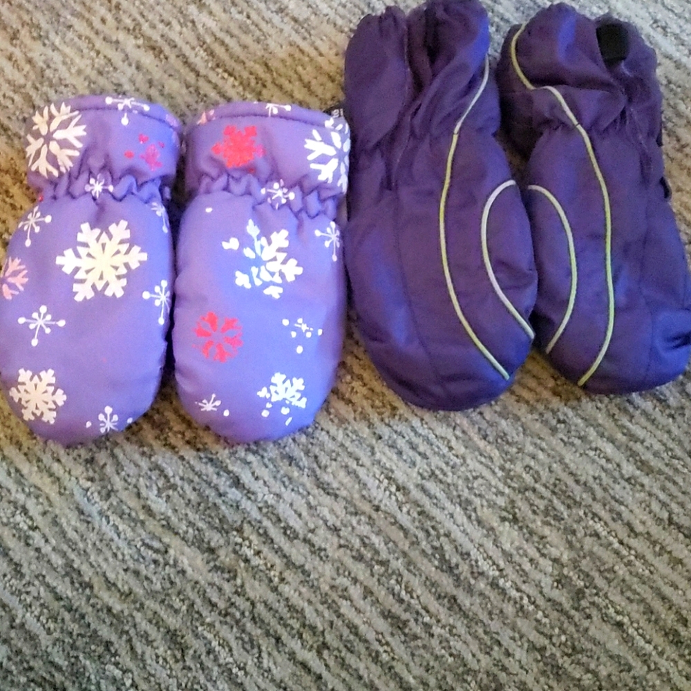 Toddler girls winter gloves